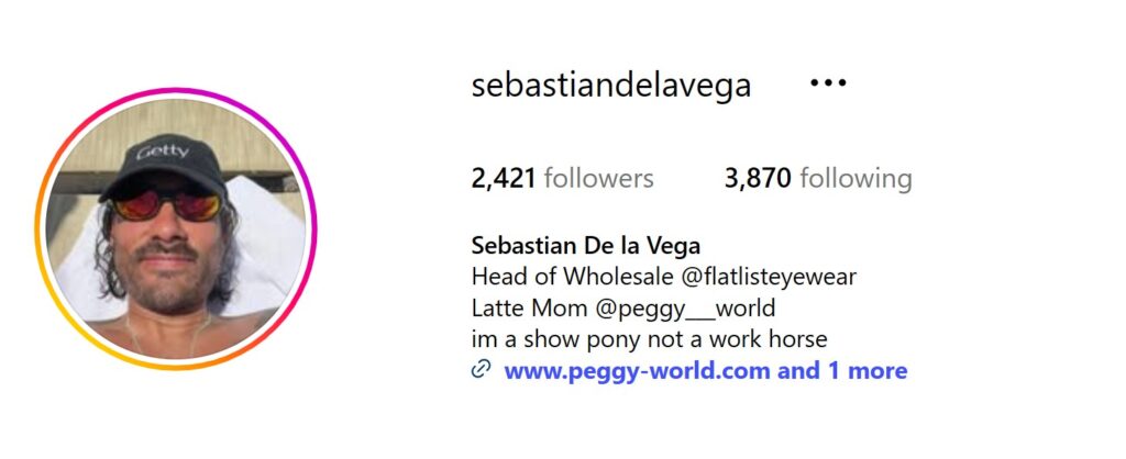 Sebastian De la Vega on Instagram